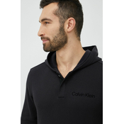 Muška sportski pulover Calvin Klein PW Hoodie - black beauty