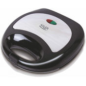 ADLER toaster 750 W, črn
