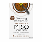 CLEARSPRING Miso instant juha od integralne riže s algama, (5021554986805)