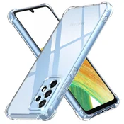 Techsuit Shockproof Clear Silicone prozorna torbica, odporna proti udarcem, za Samsung Galaxy A33 5G