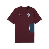 Portugal PUMATECH Pocket Tee Men, Football, Ruby Shimmer/Ocean Tropic, XS