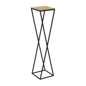 Stalak za cvece 100x24 cm, crne boje