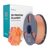 SUNLU PLA+ Silk Dual Color Filament (Roza in Zlata)