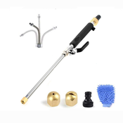 INF Jet Power Washer za vrtno cev Visokotlačna čistilna pištola Komplet 2 šobi 3/4 Black, (21275107)