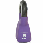 Gymstick Ergo Kettlebell utež, 6 kg, vijolična