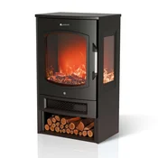 Homestar Električni kamin 45x35x75 cm črne barve