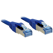 LINDY LINDY 47149 RJ45 omrežni kabel\, Patch kabel CAT 6a S/FTP 2.00 m modra 1 kos, (20419763)