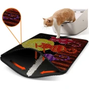 Aberto Design Prostorika za toalet za macke Nrszn0107, 45 x 60 cm, Šarena