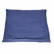 Jastucic za grijanje koštice trešnje, plavi s tockicama, 23 x 25 cm