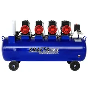 Kompresor 120l 7000W 4V brez olja 41906