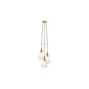 Eglo 79262 - Viseči lestenec na kablu BYRON 3xE27/60W/230V, medenina