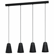 EGLO viseca lampa CANTERRAS 4xE27 97,5 cm crna teraco 99545