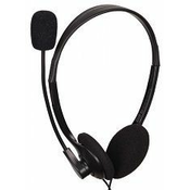 GEMBIRD - Stereo Headset with Volume Control, 3.5mm Stereo, Black