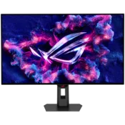 ASUS ROG Strix OLED XG32UCWMG gaming monitor – 32 (31,5 vidljivo), 4K UHD (3840 x 2160), WOLED, dvostruki nacin rada (4K 240 Hz, FHD 480 Hz), 0,03 ms, prilagodeni hladnjak, Neo Sensor, OLED Care Pro, jednolicna svjetlina, kompatibilan s G-SYNC-om, 99 %