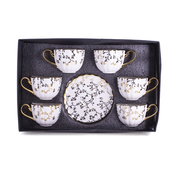 DIKER HOME Porcelanske šolje, 6 komada, Bele