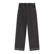 Bershka Kavbojke črn denim