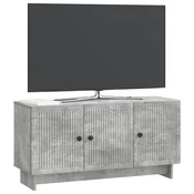 TV omarica 99 x 34,5 x 50 cm Betonsko siva Inženirski les