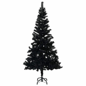 Umjetno božicno drvce sa stalkom crno 150 cm PVC