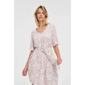 Marisse Viscose Dress With A Pink Belt