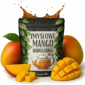 shumee Črni čaj SENSUAL MANGO 50 g CEYLON VELIKA KOLIČINA MANGA 25% LISTOV