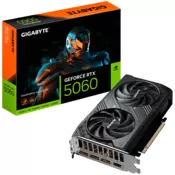 GIGABYTE VGA NVIDIA GeForce RTX 5060 WINDFORCE MAX OC 8G, 8G GDDR7, 3xDP, 1xHDMI