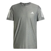 ADIDAS PERFORMANCE Funkcionalna majica Own The Run temno siva/bela