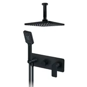 Uzidna baterija sa plafonskim tušem 210x210mm i rucnim tušem 231607B ROSAN
