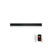 Immax NEO 07255L - LED prigušiva svetiljka LUNGO 20W/230V Wi-Fi Tuya crna + daljinski upravljac