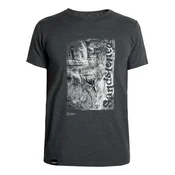 Singing rock SANDSTONED majica, grafitna (XL)