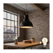 LED luster na sajli INDUSTRY 1xE27/60W/230V crne boje