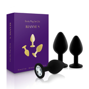 Rianne S Booty Plug Set Black 3 pack