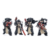Warhammer 40k Action Figure 1/18 Black Templars Primaris Crusader Squad (4 Figures Set)