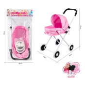 HK Mini igracka kolica za bebe roze