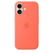 iPhone 16 Silicone Case sa MagSafe-om – Tangerine