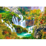Enjoy - Puzzle Plitvice Waterfalls in Autumn - 1 000 kosov