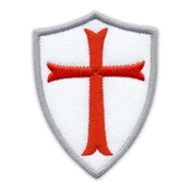 shumee Ščit templjarskih vitezov - nalepka za likanje/toplotno varjenje - vezen našitek/značka/emblem