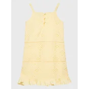 Guess Poletna obleka J3GK23 WFGJ0 Rumena Regular Fit