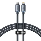 BASEUS USB - Lightning kabel za brzo punjenje i prijenos podataka 1,2 m crni