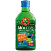 L&L norveško ribje olje 250 ml - omega-3, vitamin D, sadni okus