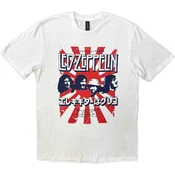 Led Zeppelin Japanese Burst White XL Majica