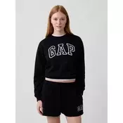 GAP Majica HERITAGE  črna / bela