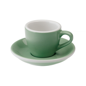 Loveramics Egg - Espresso 80 ml Cup and Saucer - Mint