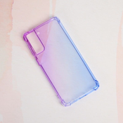 Ovitek Ice Cube Color za Samsung Galaxy S21+ 5G, Teracell, vijolična