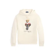 Polo Ralph Lauren Majica SEASONAL FLEECE kremna/rjava/rdeča/črna