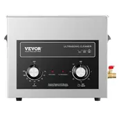 VEVOR Ultrazvočni čistilec TH-40AXN 328x268x292 mm 10L Srebrna