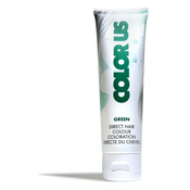 COLOR US Vibrant Party 100 ml, zelena intezivna maska za obnovo in navlažitev in barva za lase
