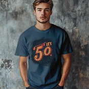 Camiseta Majica sa štampanim printom Cam 907, Muška, Siva