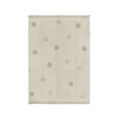 Kaki zelena/kremno bela pralna ročno tkana bombažna otroška preproga 120x160 cm Hippy Dots Olive – Lorena Canals