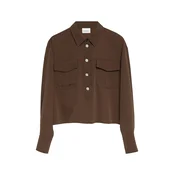 COMMA Bluza temno rjava