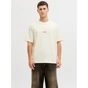Jack & Jones Majica Club 12289842 Rumena Relaxed Fit